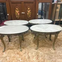 چهارعددمیزعسلی برنزایرانی قدیمی