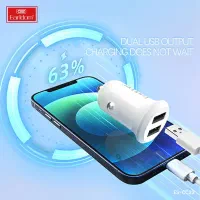 شارژر فندکی دو usb برند Earldom مدل cc33