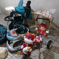 فروش سه چرخه وکریروصندلی غذا وروروک|کالسکه و لوازم جانبی|ملایر, |دیوار