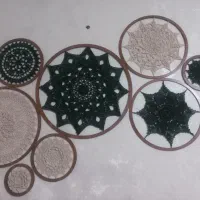 قلاب بافی دکوری دیواری