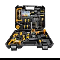 پک کامل دریل شارژی با لوازم تکمیل|ابزارآلات|ساوه, |دیوار