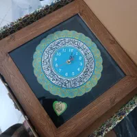 ساعت دیواری وتابلونفیس(طرح برجسته)هرجفت۸۰۰|ساعت دیواری و تزئینی|تهران, قیام|دیوار