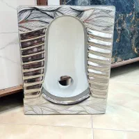 سنگ توالت سیلور و طلایی|لوازم سرویس بهداشتی|کارون, |دیوار