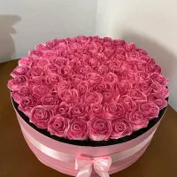 گل روبانی دست ساز باکس کادو|گل مصنوعی|ماکو, |دیوار