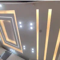 کناف سقف کاذب نقاشی پارکت 60×60 کاغذدیواری