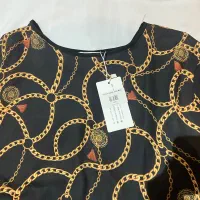 شومیز حریر طرح زنجیر ترند با اتیکت|لباس|اردبیل, |دیوار