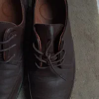 کفش قهوه ای چرمی کلاسیک