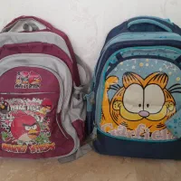 دو عدد کوله پشتی مدرسه سالم و تمیز