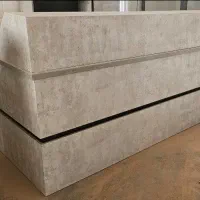 میز منشی و اداری عرض ۱۸۰ و ۴ کشو mdfخارجی