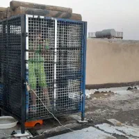 فروش قفس آهنی بزرگ،دست ساز.سفارشی.|لوازم جانبی حیوانات|شاهین‌شهر, شهرک پردیس|دیوار