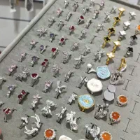 انگشتر نقره زنانه با انواع نگین،قیمت کارگاهی|بدلیجات|لنجان, |دیوار