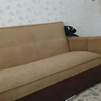 مبل راحتی ۷نفره کارکرده به همراه میزعسلی|مبلمان خانگی و میز عسلی|اسفراین, |دیوار