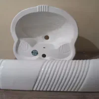 روشویی پایه دار سفید|لوازم سرویس بهداشتی|شوشتر, |دیوار