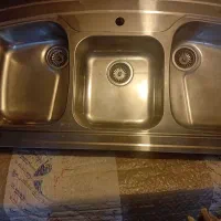 میز غذاخوری ۴ نفره با سینک ۳ لگنه|میز و صندلی غذاخوری|همدان, |دیوار