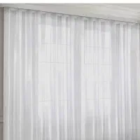 6 عدد پرده پذیرایی همراه با دکور