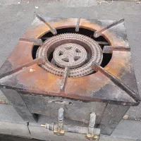 اجاق گاز دو شعله هیتی تمام استیل و چدنی سنگین