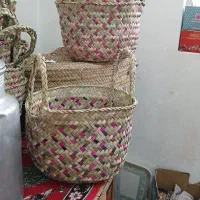 زنبیل سفره حصیری|سفره، حوله، دستمال آشپزخانه|بندر ماهشهر, |دیوار