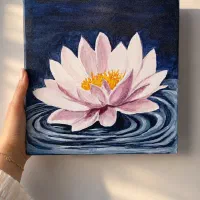 تابلو نیلوفر آبی سایز 20*20