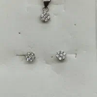 نیم ست طلا سفید قیمت تابلو