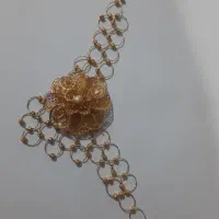 دست بند گل طلا