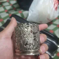 ۱عددپایه لیوان نقره
