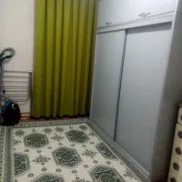 کمد دیواری باکس دار درب ریلی با کشو و میز ارایشی