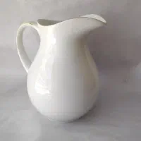 پارچ ریحان لب و دسته طلایی وسفید کارخانه لورین اصف|ظروف سرو و پذیرایی|سردشت, |دیوار