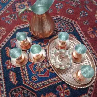 سماور ذغالی قلم کاری شده|کلکسیون اشیاء عتیقه|تهران, تهرانپارس غربی|دیوار