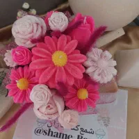 باکس گل ماندگار  شمع