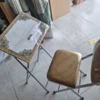 میز و صندلی باکسدار تاشو