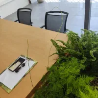 میز طول ۱۹۰ در ۸۰ طراحی شکیل ۲ عدد|مبلمان اداری|شیراز, ستارخان|دیوار