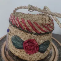 سبد حصیری و سینی و گلدان|صنایع دستی و سایر لوازم تزئینی|اصفهان, فرهنگیان|دیوار