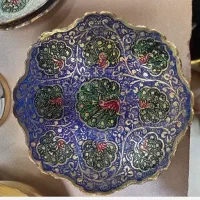 آجیل خوری مینا کاری برنزی