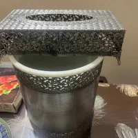 ست سطل زباله و جا دستمالی