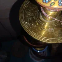 قلیون برنجی با تنگ سه پوست|صنایع دستی و سایر لوازم تزئینی|تهران, ارجمندی راد|دیوار