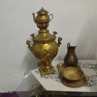 سماور ذغالی برنجی