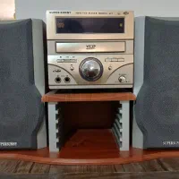 دستگاه سی دی خور بادو عدد اسپیکر وپایه سالم