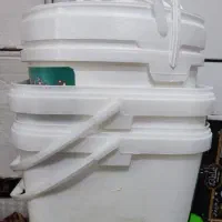 سطل پلاستیکی پنیری با درب