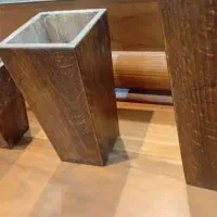 لیوان های چوبی استوانه ای دست ساز