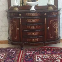 ایینه کنسول چوبی
