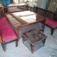 میز صندلی چوبی غذا خوری