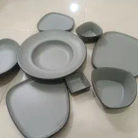 ظروف ۴۸ پارچه ملامینه نشکن کافه ای