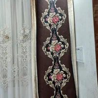 دو عدد والان و دو عدد کتیبه قهو ه ای|پرده، رانر، رومیزی|تهران, نعمت‌آباد|دیوار