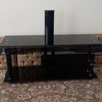 میز تلویزیون  شیشه ای  سالم  طول ۱۲۰