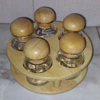 جا ادویه چوبی گردان