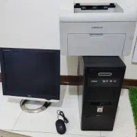 کامپیوتر کامل بهمراه پرینتر لیزری سامسونگ
