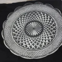 زیرورو قدیمی کریستال خشتی آمریکایی قدمت دار