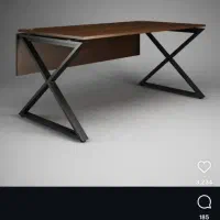 میز کامپیوتر و تحریر و اداری|میز تحریر و کامپیوتر|قروه, |دیوار