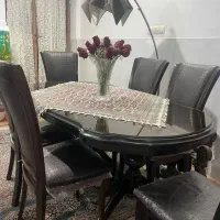 میز ۶ نفره ناهار خوری و آباژور اِشانتیون