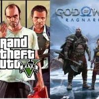God of war Ragnarok و gta v